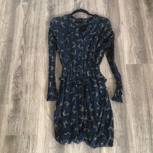 Bird print dress by ruby rock from ASOS